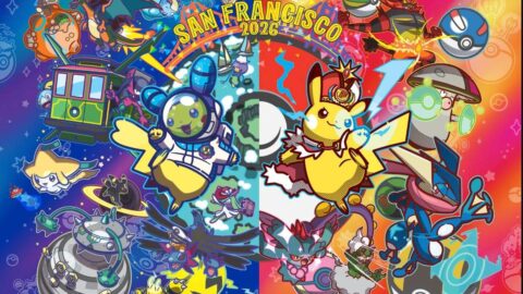 The PokemonXP key art, which features Pikachu with a crown and an astronaut costume.