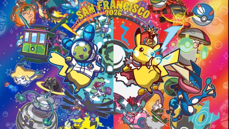 The PokemonXP key art, which features Pikachu with a crown and an astronaut costume.