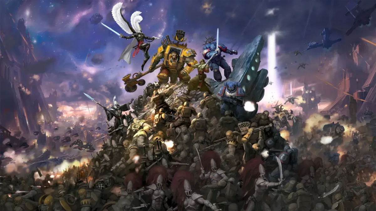 نبرد حماسی شخصیت‌های بازی استراتژی Total War: Warhammer 40,000 در میدان جنگ