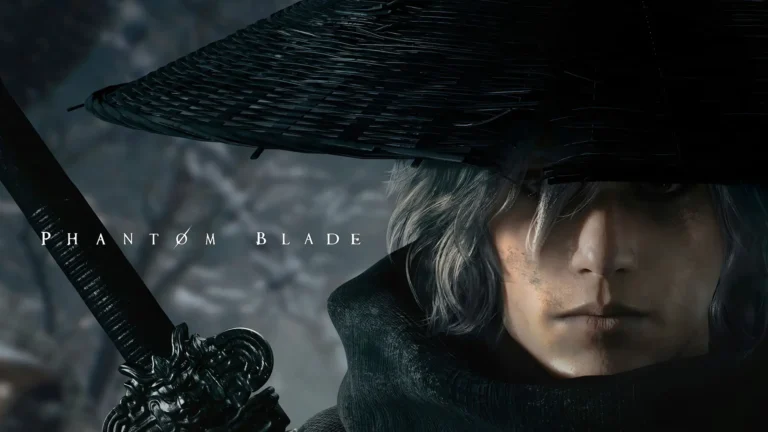 چهره شخصیت اصلی بازی Phantom Blade Zero با کلاه سامورایی