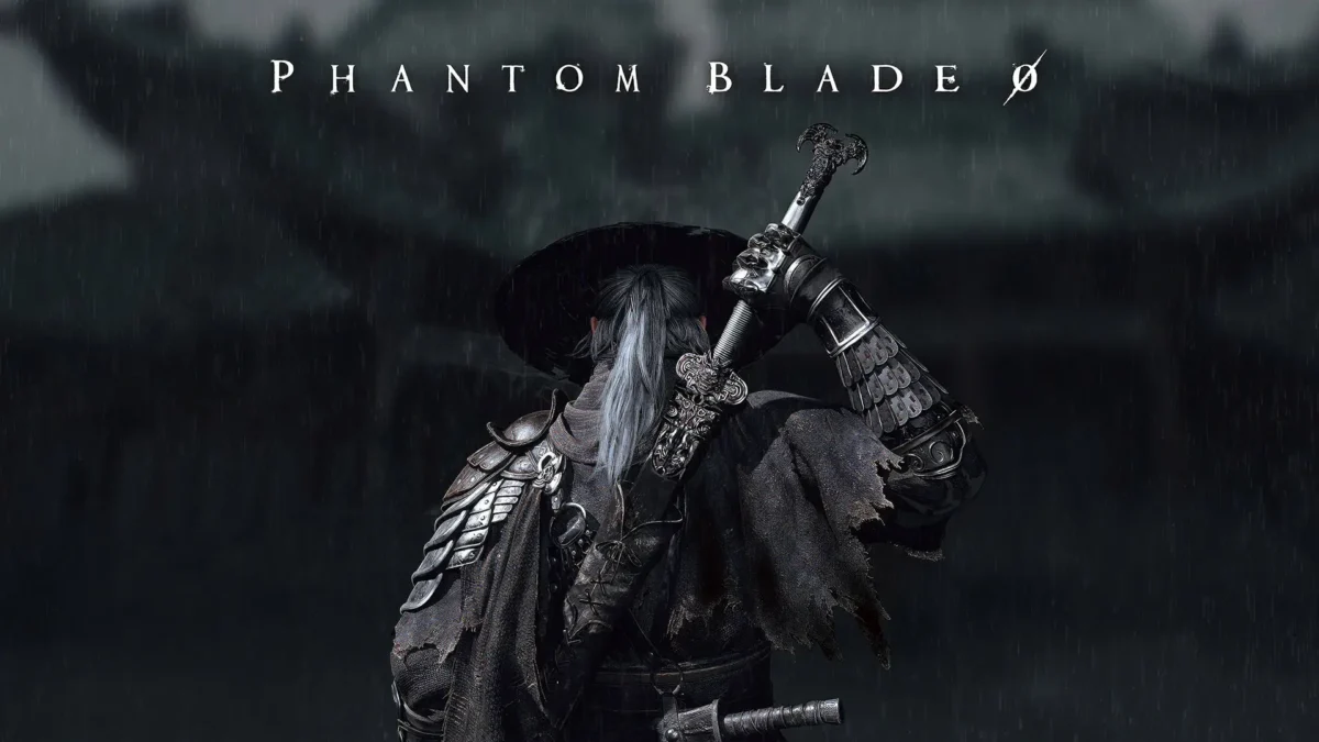 شخصیت اصلی بازی Phantom Blade Zero با شمشیر در باران
