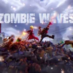 شخصیت‌های بازی Zombie Waves در حال مبارزه با انبوهی از زامبی‌ها